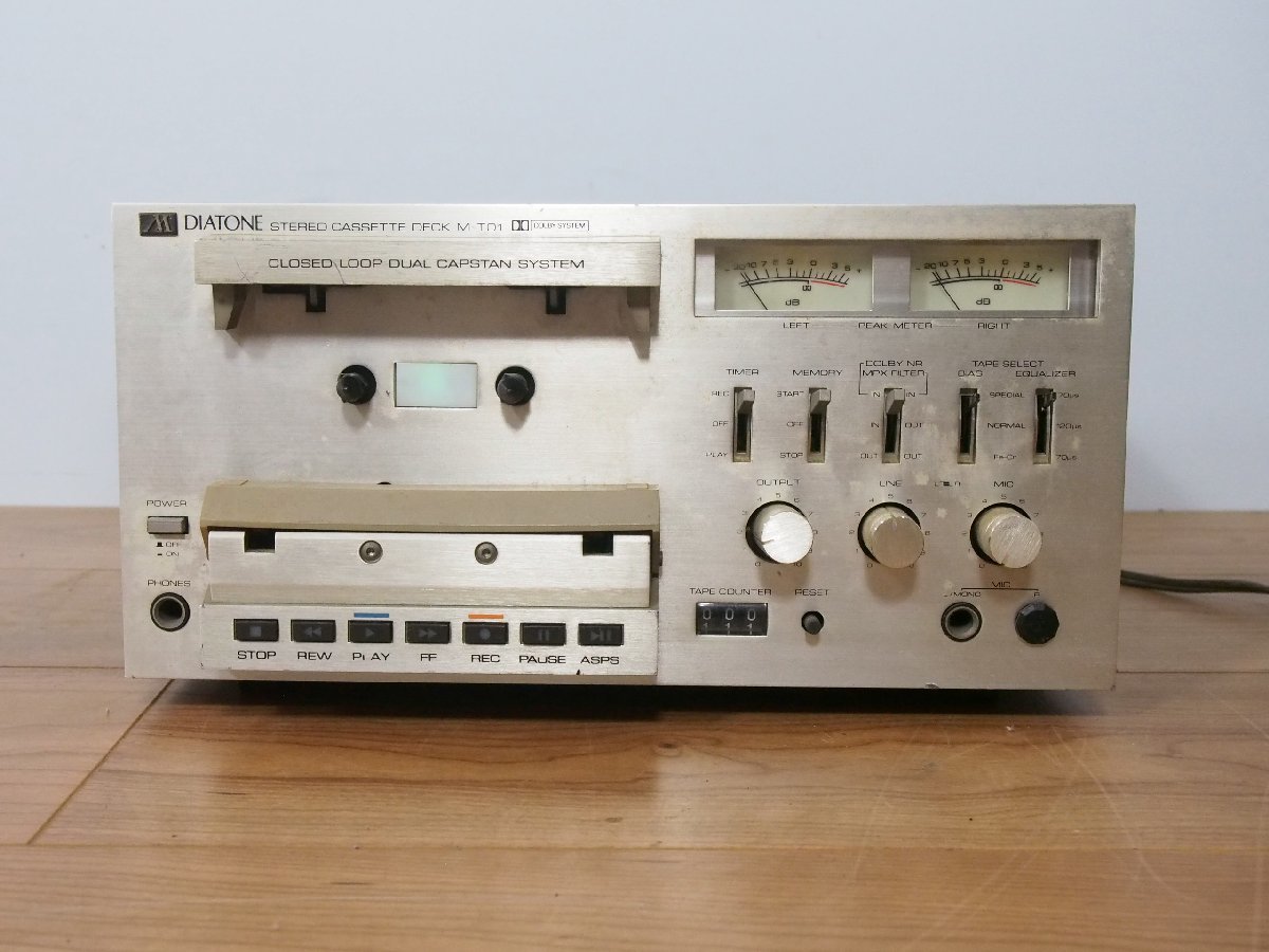 ☆【1F0123-15】 DIATONE ダイヤトーン ステレオカセットテープ M-T01 オーディオ機器 ジャンク_画像2