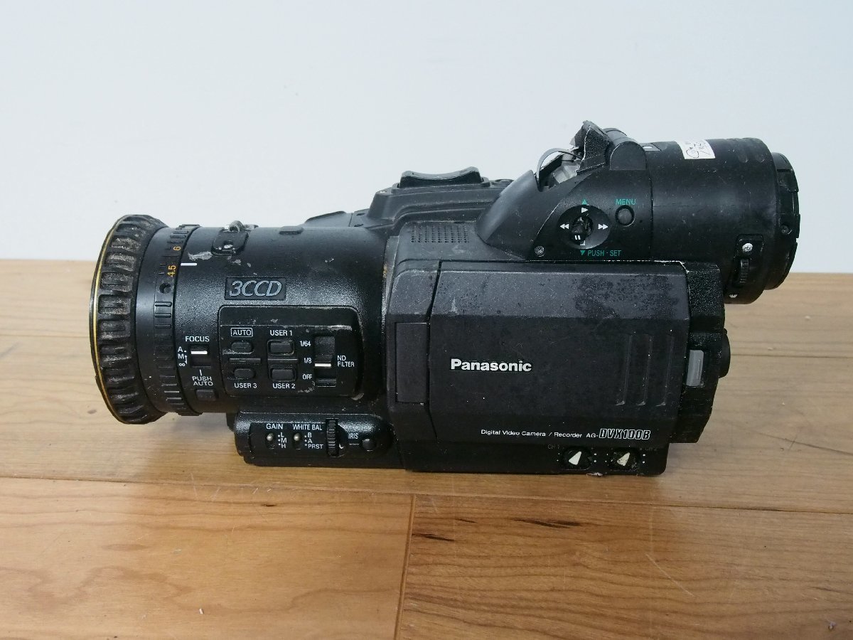☆【1F0115-30】 Panasonic パナソニック ビデオカメラ AG-DVX100B ジャンクの画像4
