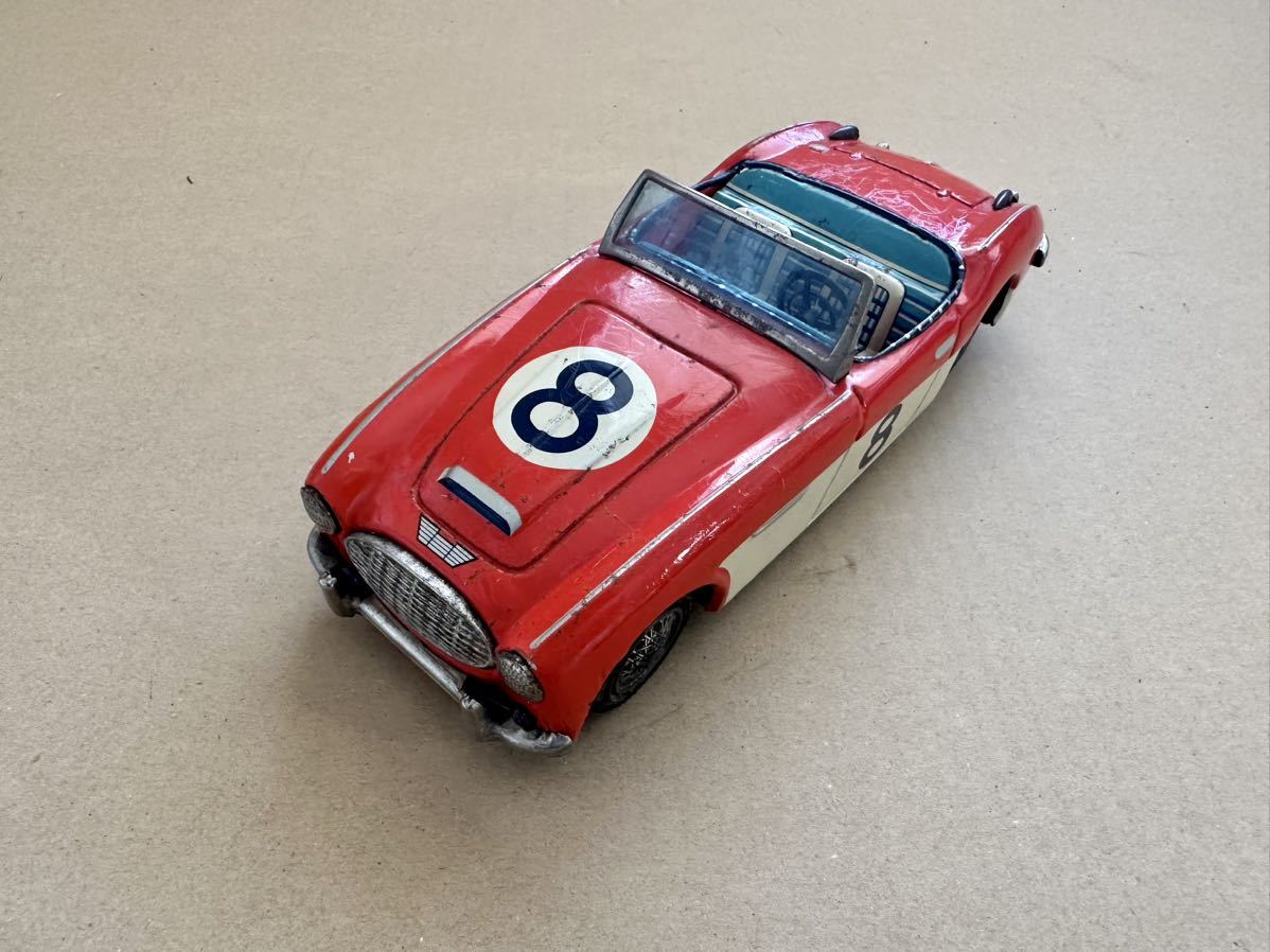 バンダイ オースチン ヒーレー AUSTIN HEALEY ブリキ 箱無し　レーシングカラー　当時物 _画像1