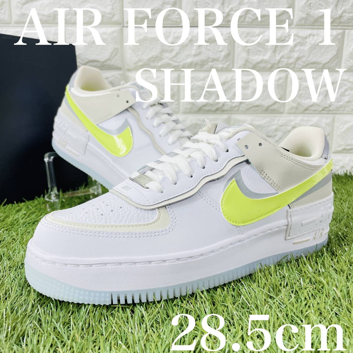 即決 ナイキ ウィメンズ エアフォース1 シャドウ 白 ホワイト Nike WMNS Air Force 1 Shadow レディースモデル 28.5cm 送料込み FB7582-100