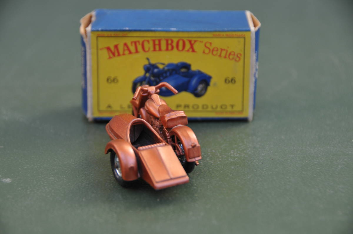 MATCHBOX 　Series 66 HARLEY-DAVIDSON MOTOR-CYCLE AND SIDECAR _画像3