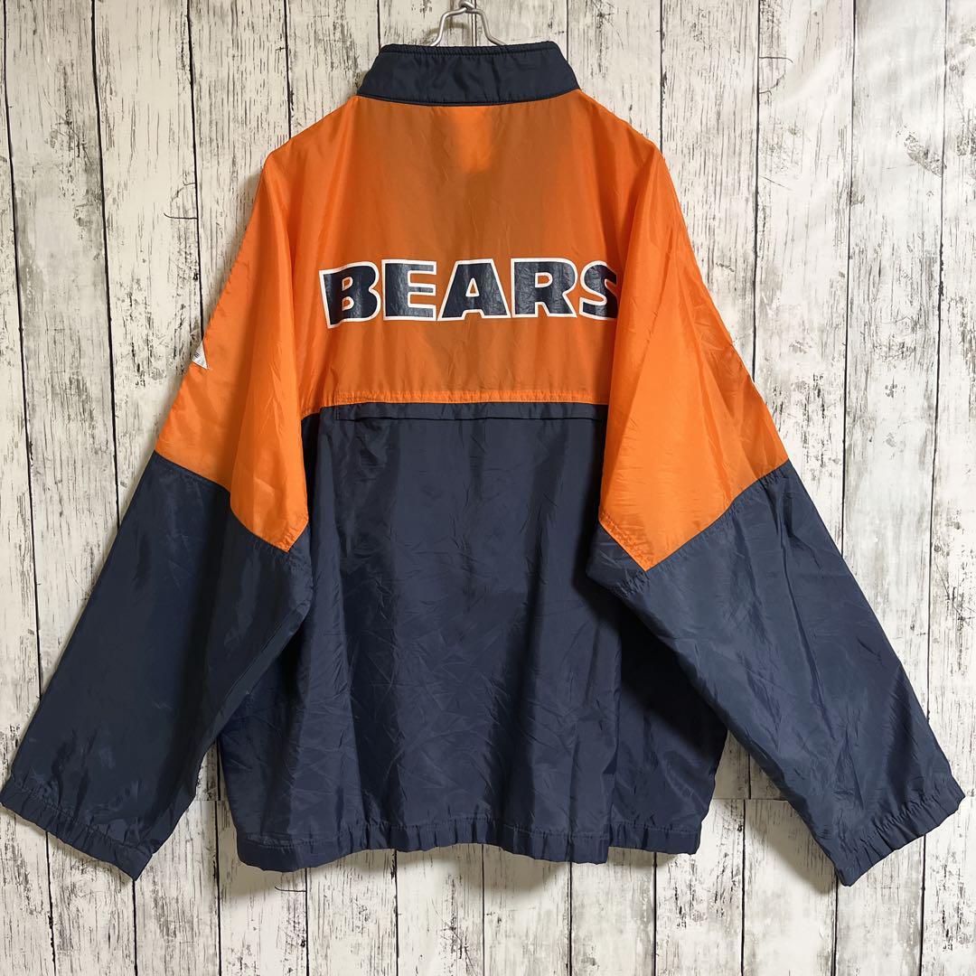 90's APEX ONE NFL BEARS ベアーズ ナイロンジャケット オレンジ 90's APEX ONE NFL BEARS ベアーズ ナイロンジャケット オレンジ