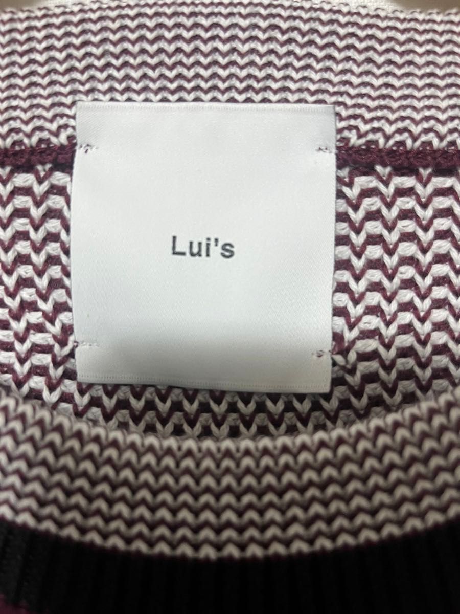 新品　Lui's  ルイス　ニットトレーナー　サイズ：M