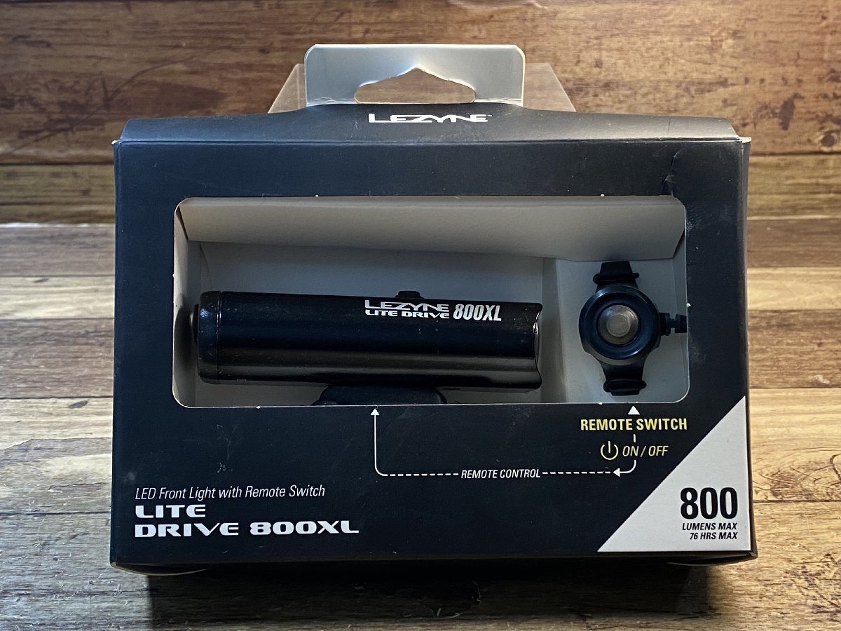 HL424 レザイン LEZYNE LITE DRIVE 800XL フロントライト 新品 未使用