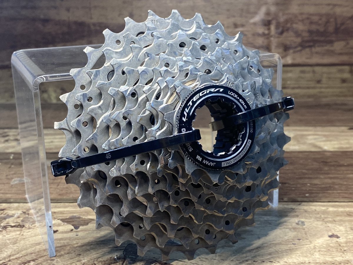 HE321 シマノ SHIMANO アルテグラ ULTEGRA CS-R8100 スプロケット 11-30T 12S ※歯の摩耗、使用感大