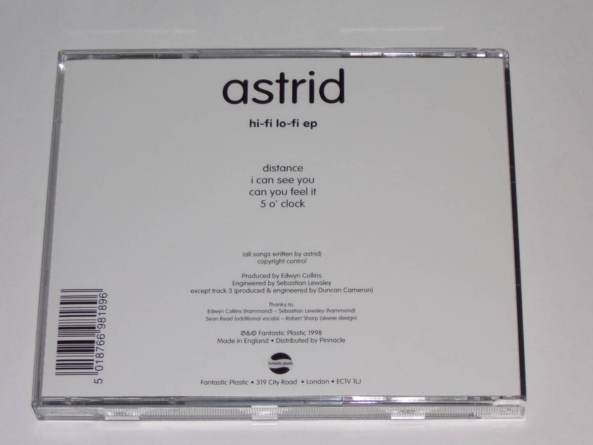 CD Astrid（アストリッド）『Hi-Fi Lo-Fi Ep』ネオアコ/ギターポップの画像2