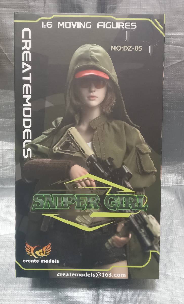 * new goods 1/6 woman action figure eye lamp moveable snaipa- girl military createmodels