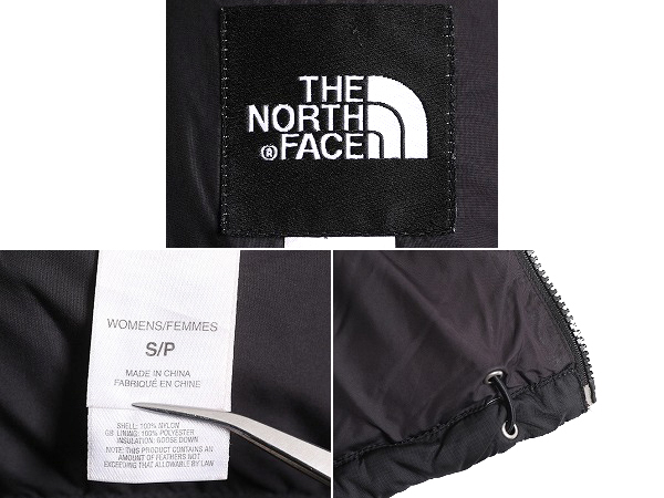 ノースフェイス ヌプシ ダウン ベスト レディース S The North face アウトドア NUPTSE 700フィル フルジップ 重ね着 前開き パッカブル 黒_画像4