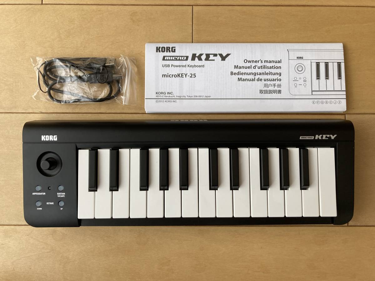 KORG コルグ microKEY-25 USB MIDIキーボード_画像1