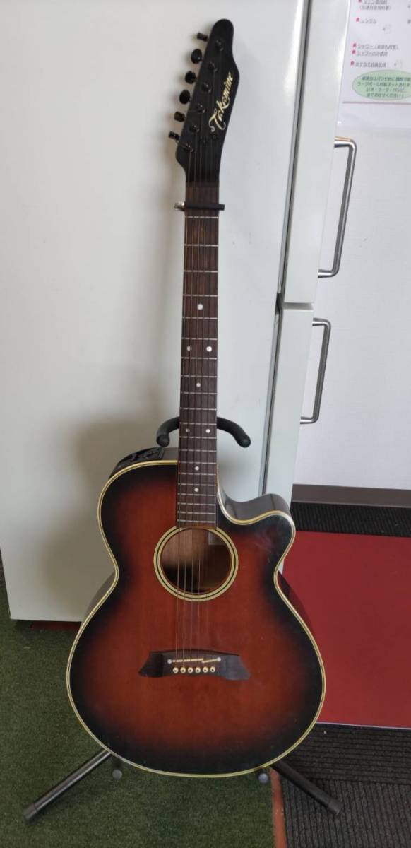 中古品☆Takamine タカミネ　アコースティックギター　PT-106-6　ケース・譜面台・スタンドSET_画像2