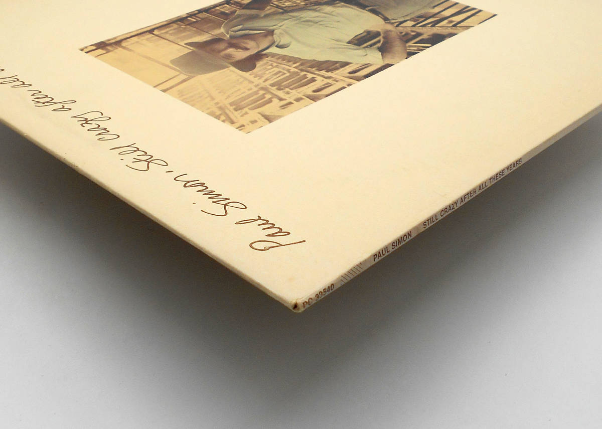 ★US ORIG LP★PAUL SIMON/Still Crazy After All These Years 1980年 初回エンボスジャケ 最高傑作 COMMONネタ SIMON & GARFUNKEL_画像5