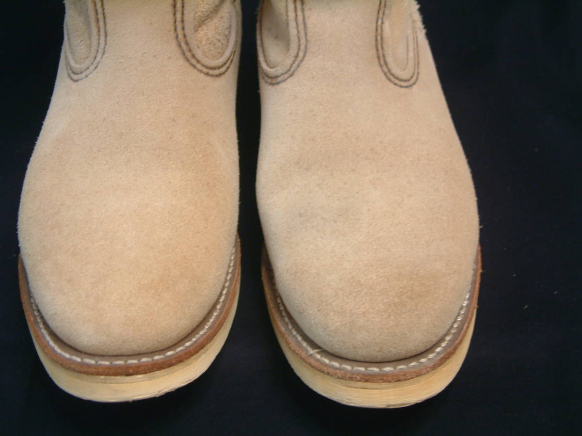 ●8E 8168 廃盤 PECOS Red Wing Shoes HAWTHORNE “ABILENE” ROUGHOUT レッドウイング スエード ペコス July 2008_画像5