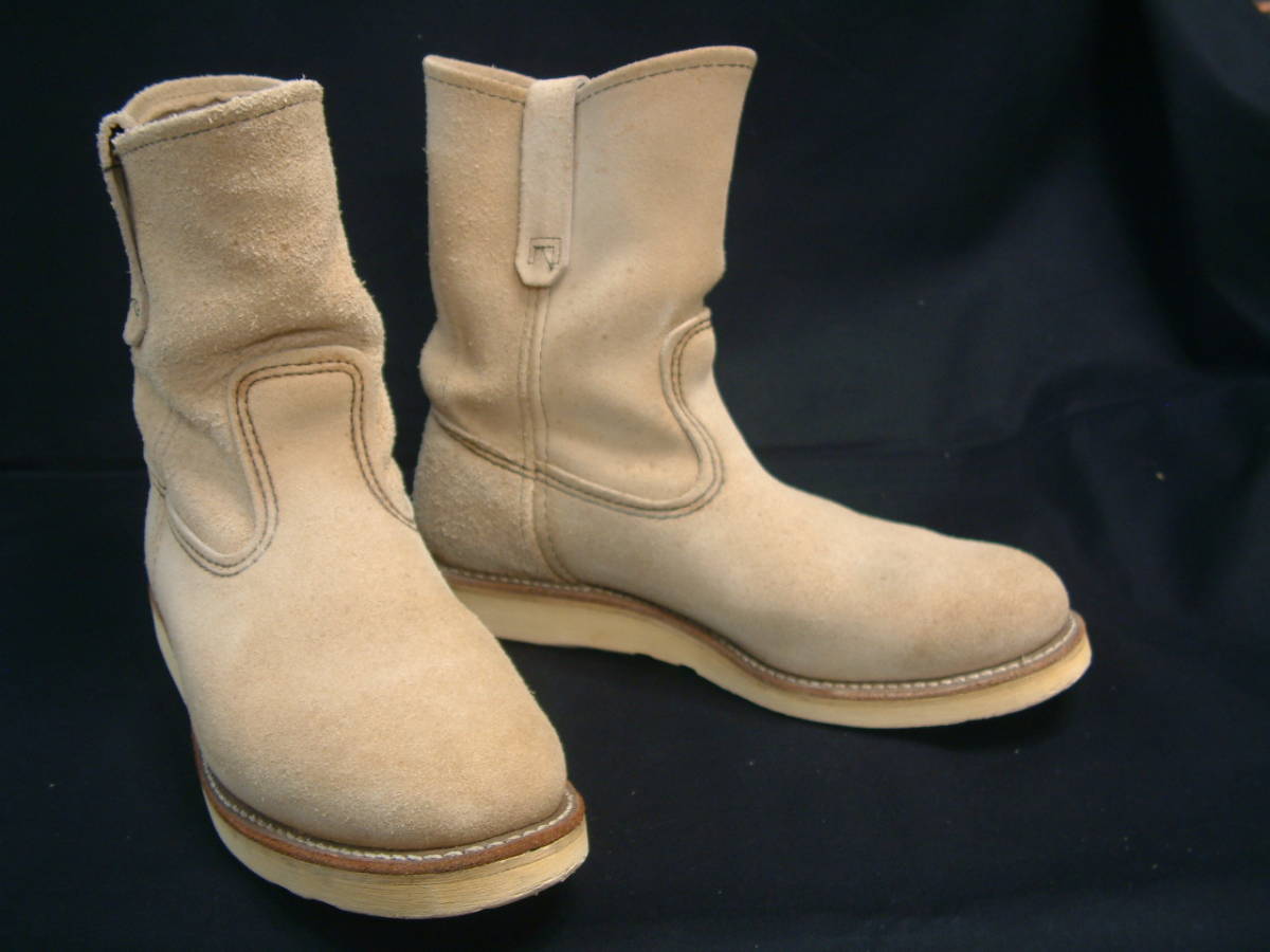 ●8E 8168 廃盤 PECOS Red Wing Shoes HAWTHORNE “ABILENE” ROUGHOUT レッドウイング スエード ペコス July 2008_画像8