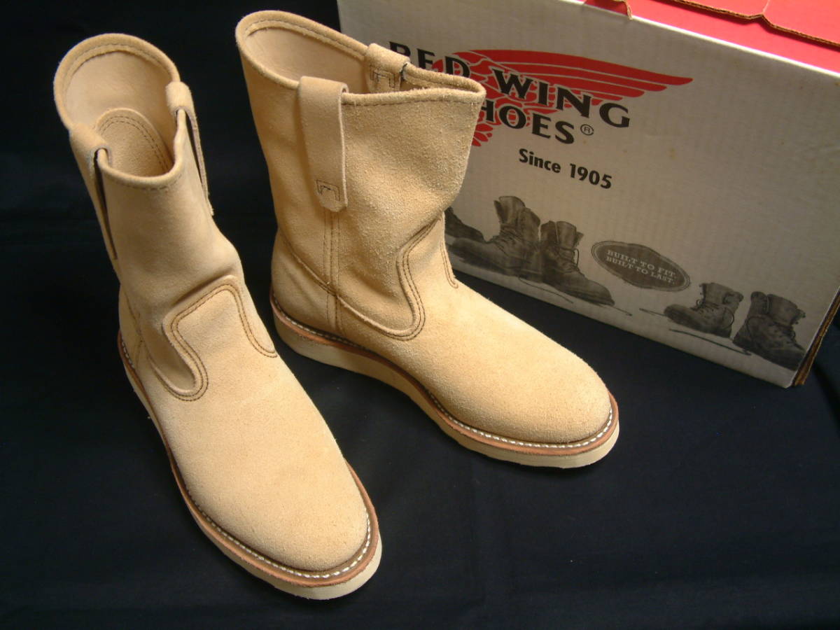 ●箱付 廃盤 5 1/2D 8168 PECOS Red Wing Shoes HAWTHORNE “ABILENE” ROUGHOUT レッドウィング スエード ペコス November 2008_画像8