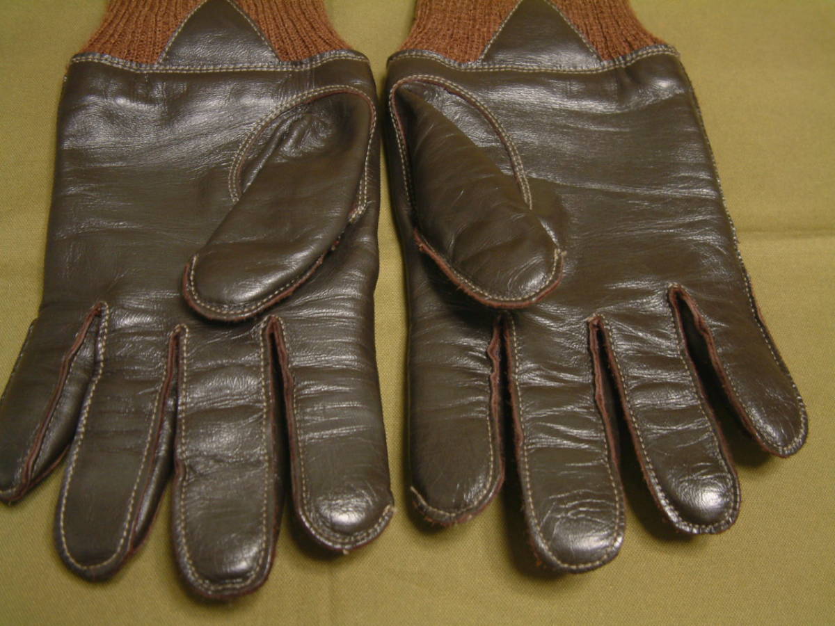 ●A-10 GLOVES THE REAL McCOY’S FLYING WINTER / 検 手袋 レザーグローブ 革製 リアルマッコイ_画像5