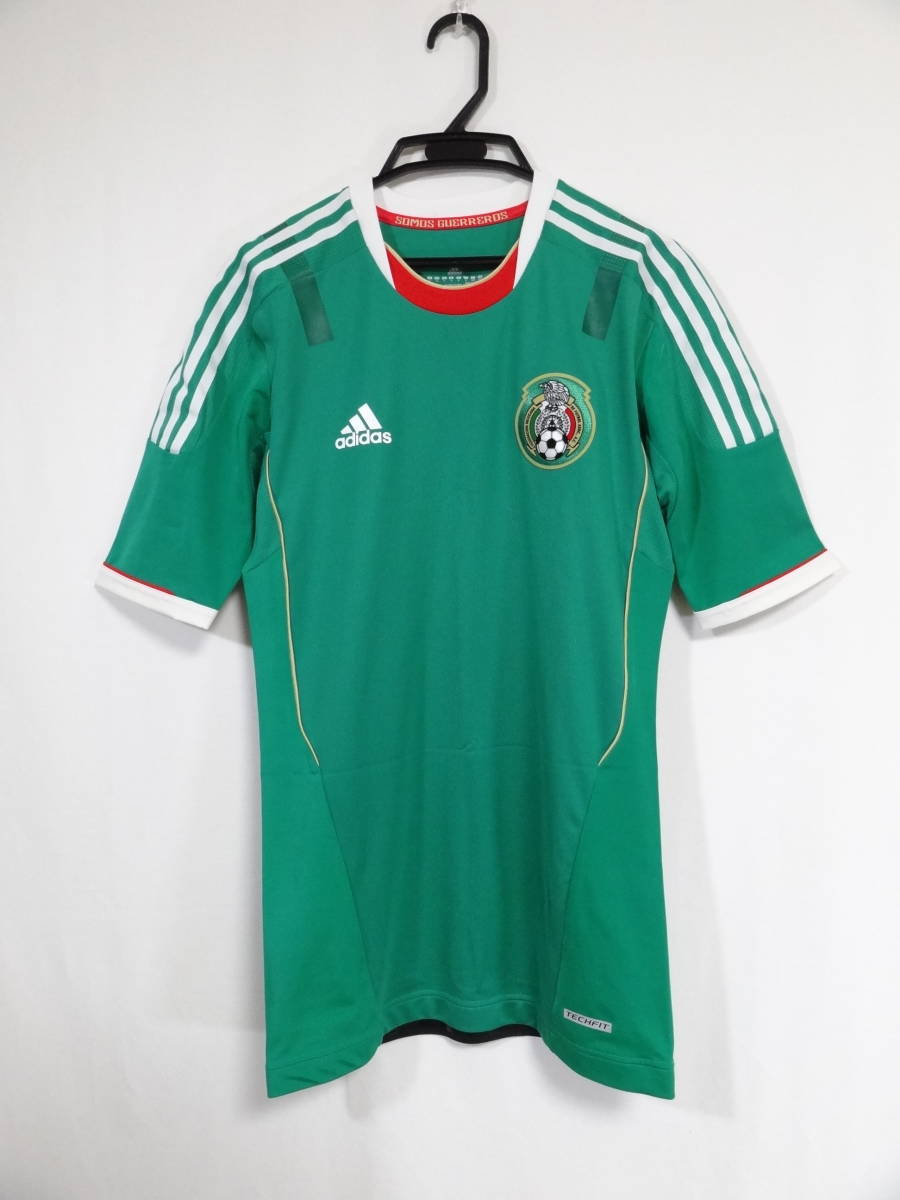 メキシコ 代表 2011 オーセンティック ホーム ユニフォーム 2XO アディダス ADIDAS 美品 送料198～ 緑 グリーン Mexico 選手仕様_画像1