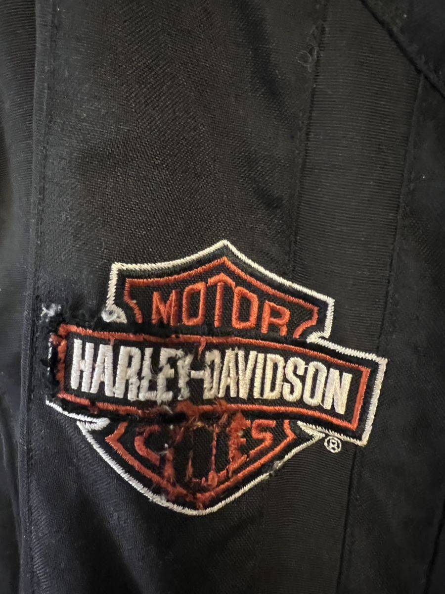 ハーレーダビッドソン ライダースジャケット Harley Davidson ビックサイズ　オーバーサイズ　xxxl 3XL訳あり　1円スタート　アメリカ古着_画像3