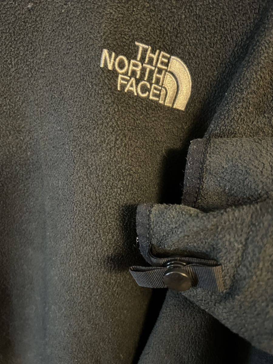 フリースジャケット ジップアップ THE NORTH FACE アウトドア ノースフェイス 黒系 サイズ M アメリカ古着 の画像6