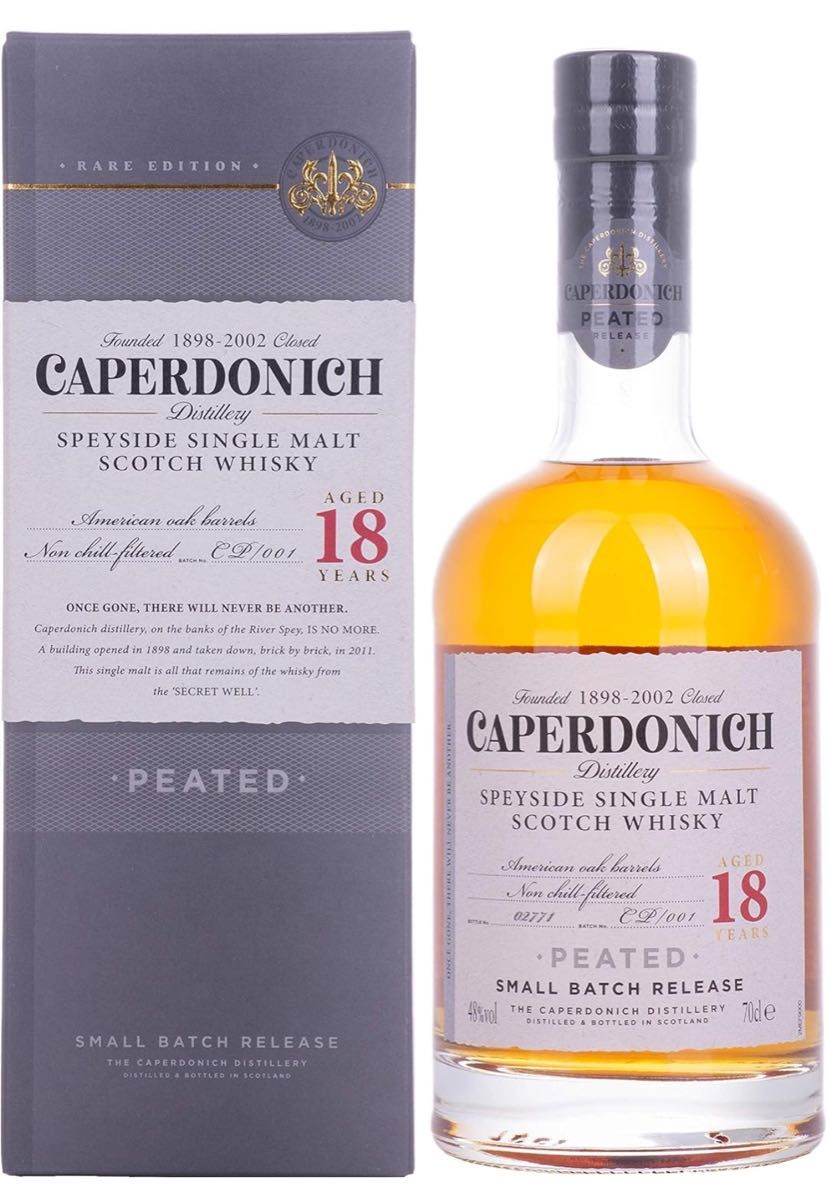 【空瓶】caperdonich 18y  キャパドニック 18年