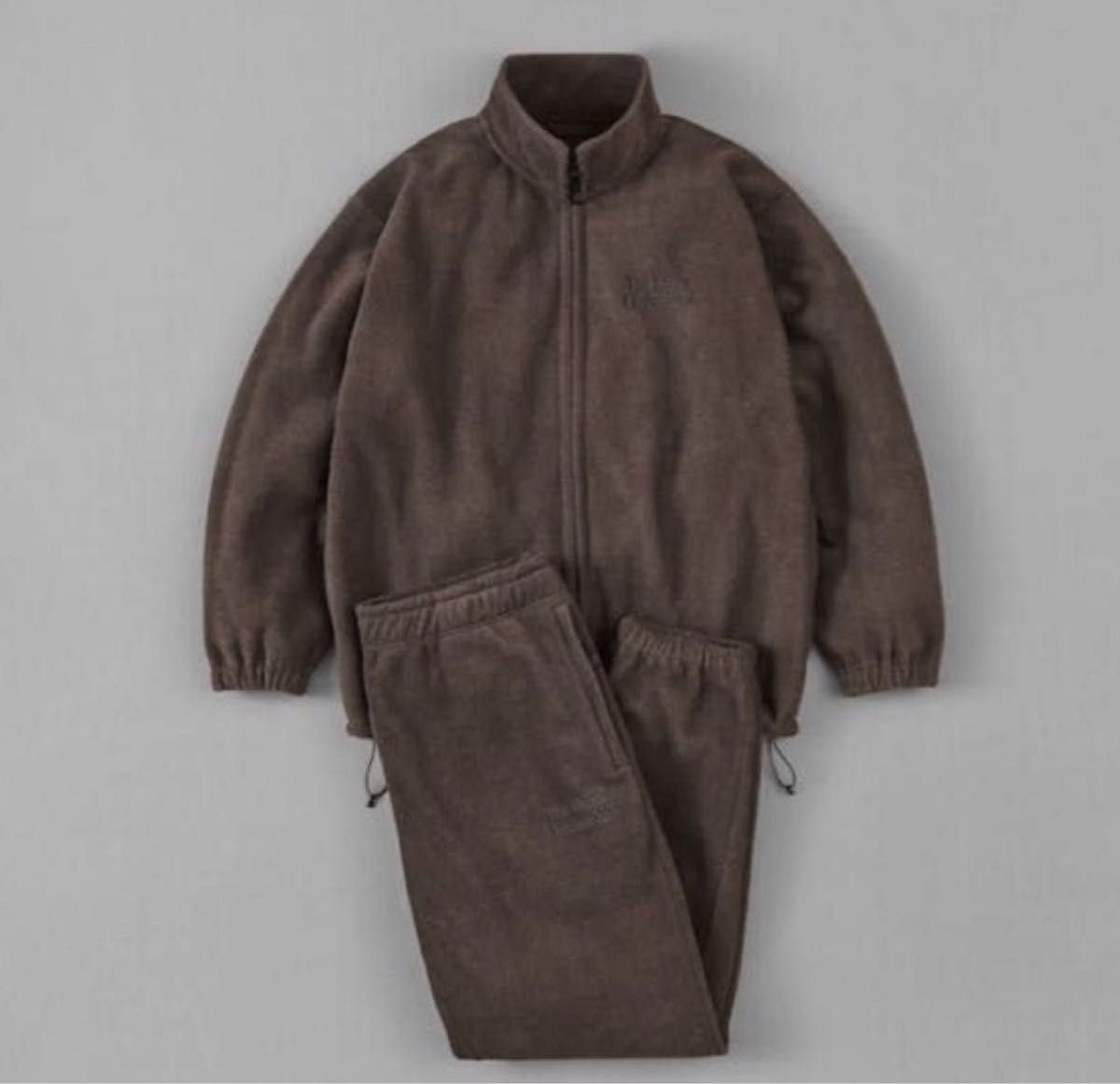 ENNOY FLEECE JACKET PANTS brown L セットアップ-