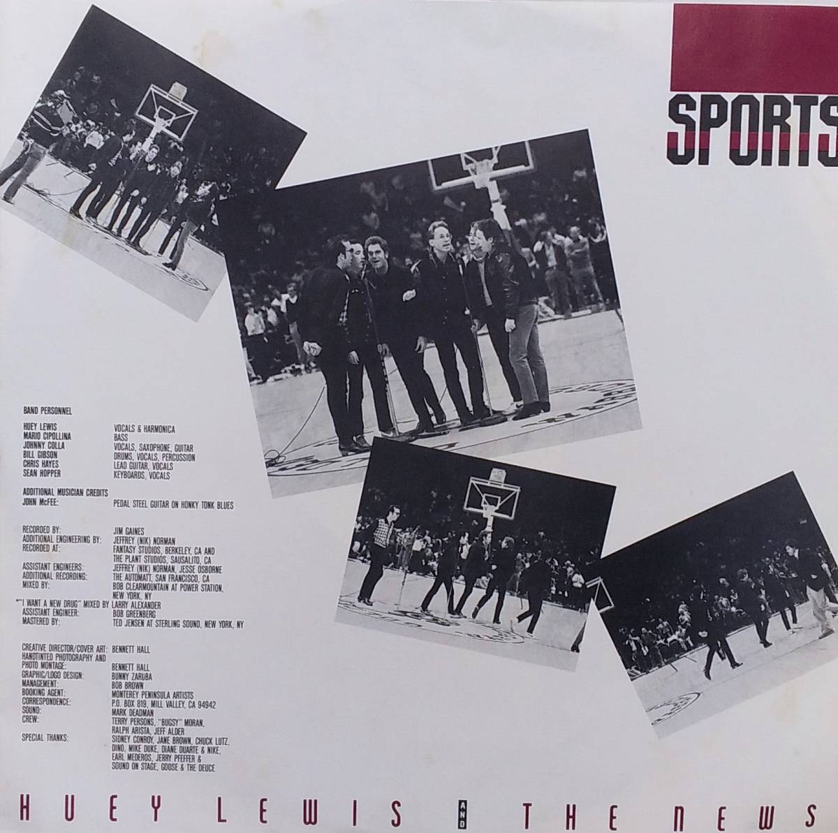 匿名・送料無料！　ヒューイ・ルイス&ザ・ニュース/Huey Lewis & The News　LP　「スポーツ/Sports」_画像3