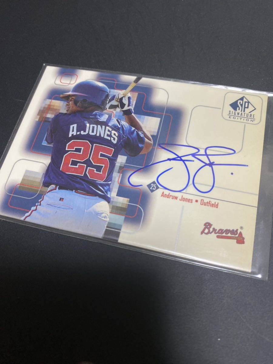 99 Upper Deck SP Signature Edition Andruw Jones autograph auto アンドリュー　ジョーンズ　サイン　直書き　オート_画像4