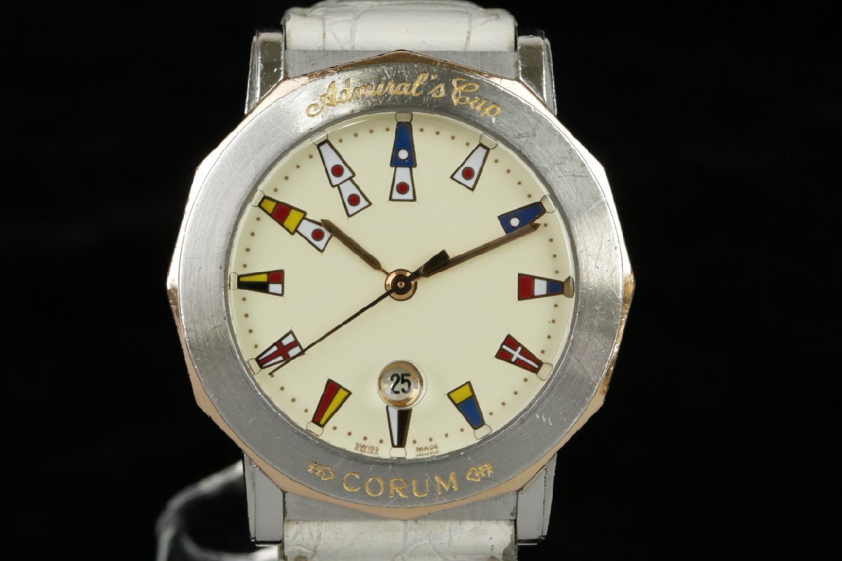 CORUM コルム アドミラルズカップ 腕時計 99.330.24 SS × K18 ピンクゴールド コンビ 【彩irodori】_画像1