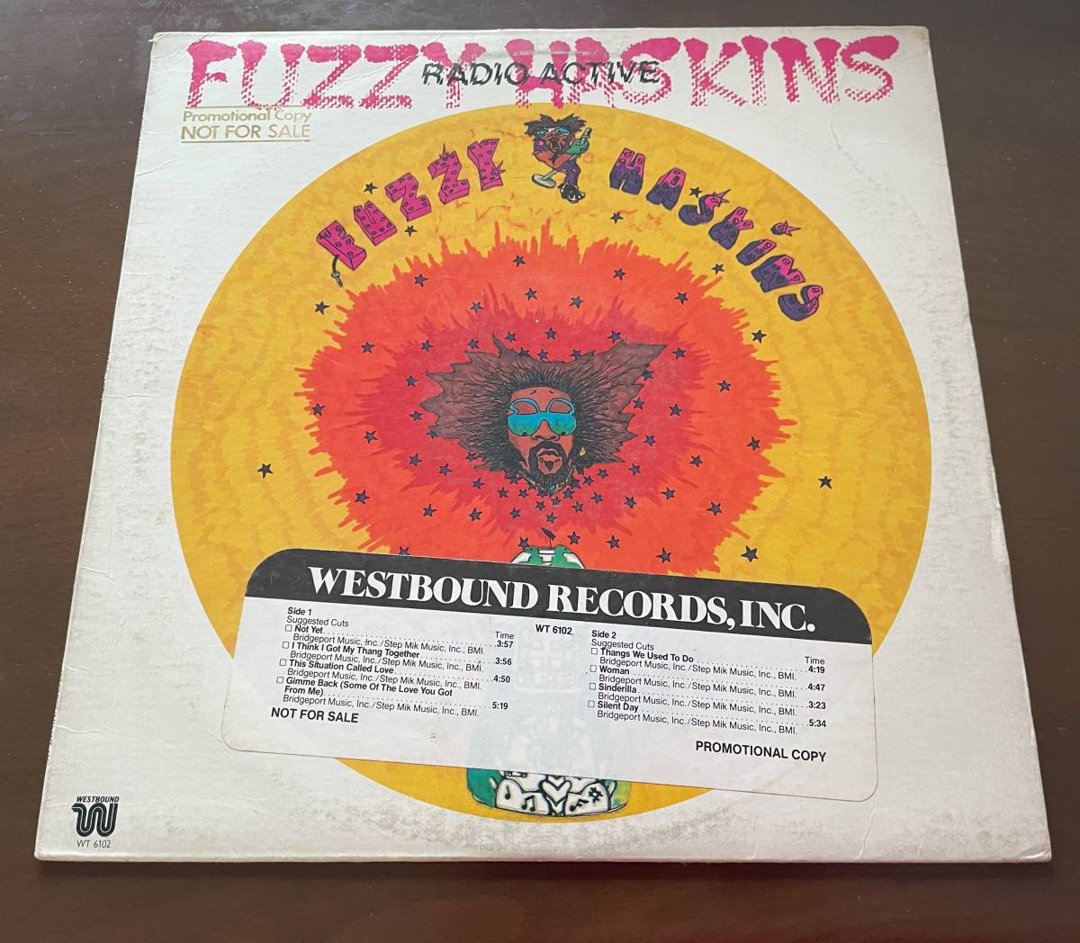 U.S.プロモ★LP盤　FUZZY　HASKINS　／RADIO ACTIVE　／FUNK★DISCO　レコード番号★WT6102_画像1