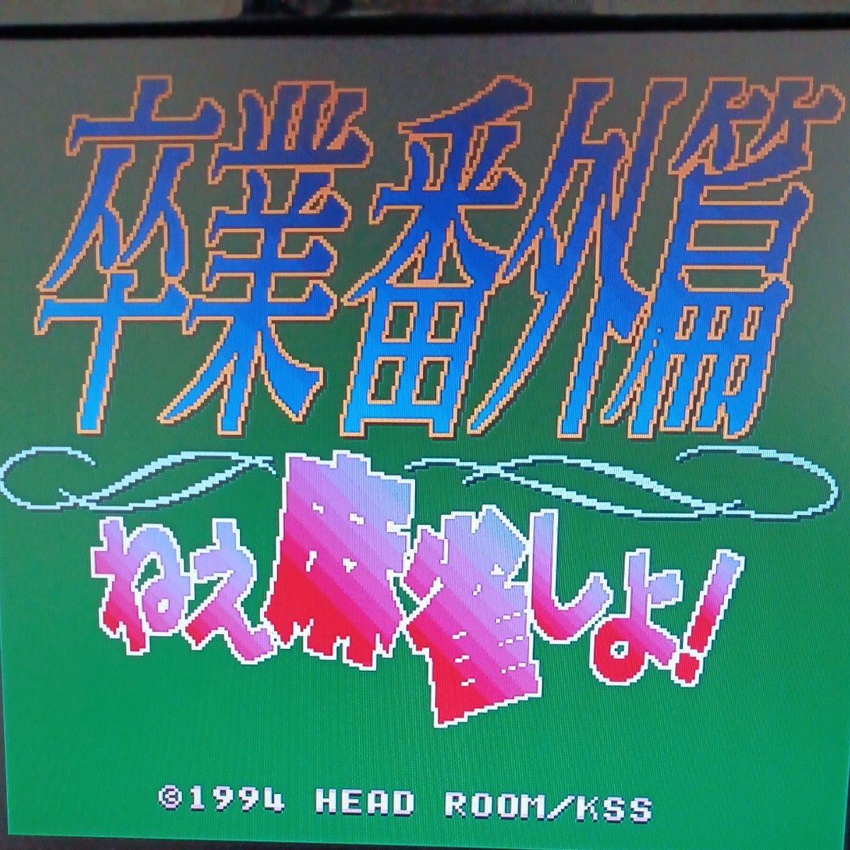 スーパーファミコン　　卒業番外編　ねえ麻雀しよ!