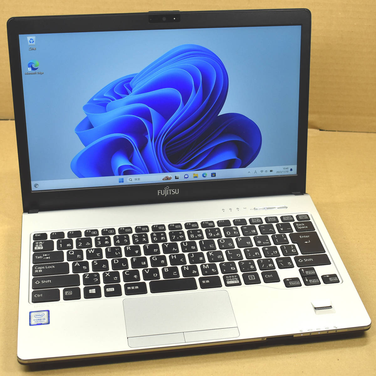 1円スタート 美品 富士通 LIFEBOOK S937/T Core i5 7300U 8GB SSD:256GB DVDマルチ 13.3TFT(Full-HD) Windows11 Office2021 (管:F30E_画像1