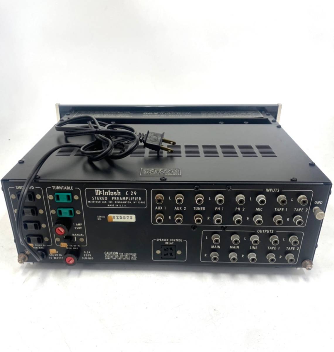 McIntosh マッキントッシュ C29 プリアンプ オーディオ機器 音響機器 通電確認済み mt010802_画像2