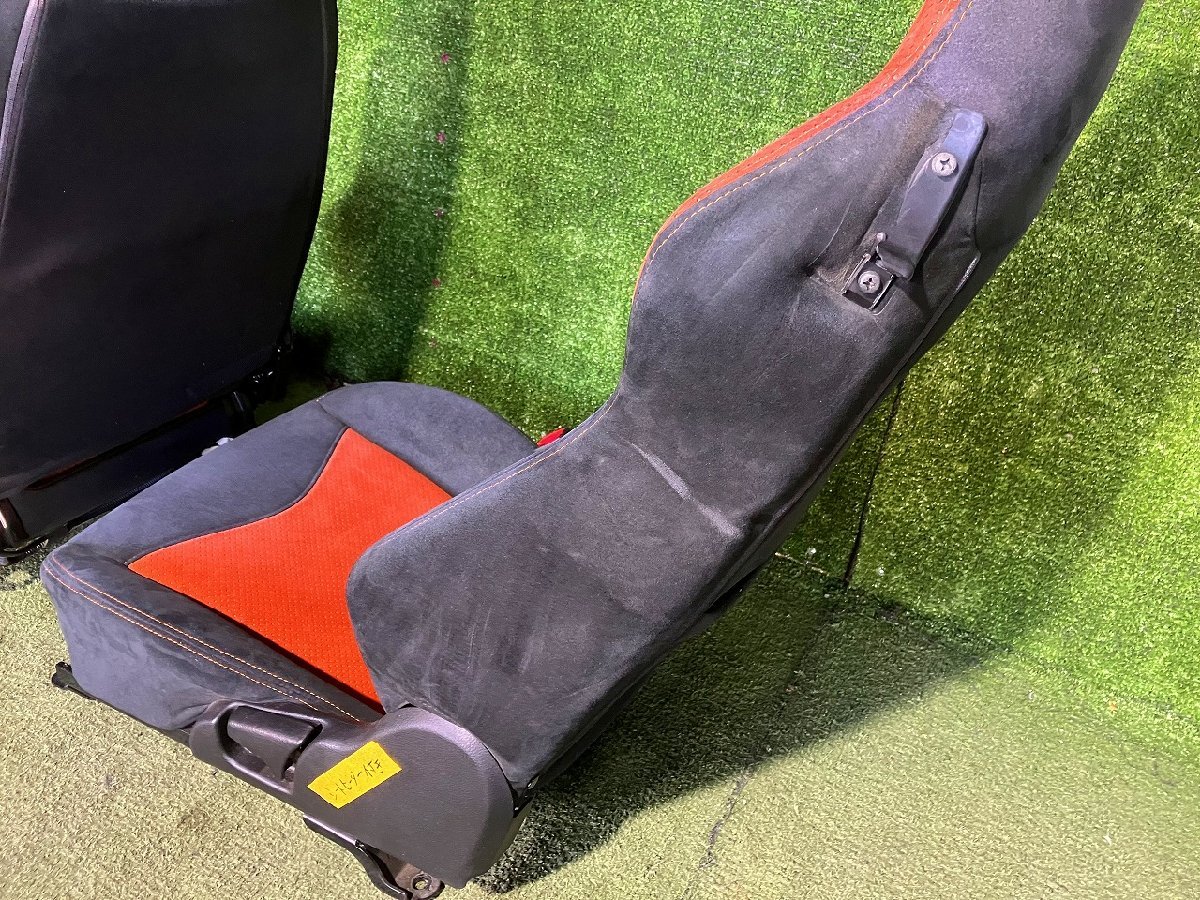 Y管理74654 H22 コペン L880K】訳あり品★ダイハツ純正 RECARO 運転席 助手席 シートヒーター付 ★トリム FQ21 ※助手席 ベルトフック 破損_画像5