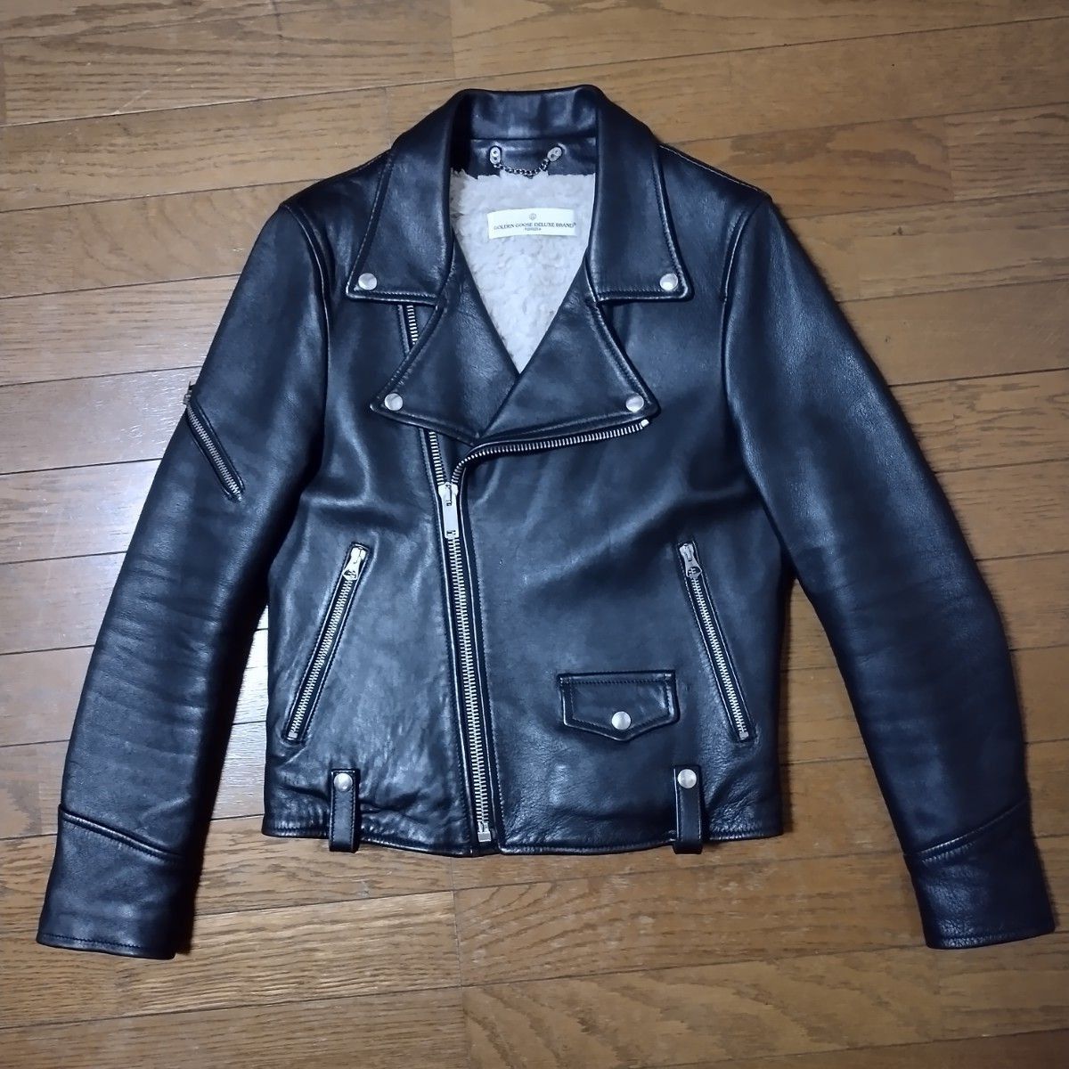 25万 golden goose ゴールデングース ライダース 稲葉浩志 着用 25万 golden goose ゴールデングース ライダース 稲葉浩志 着用