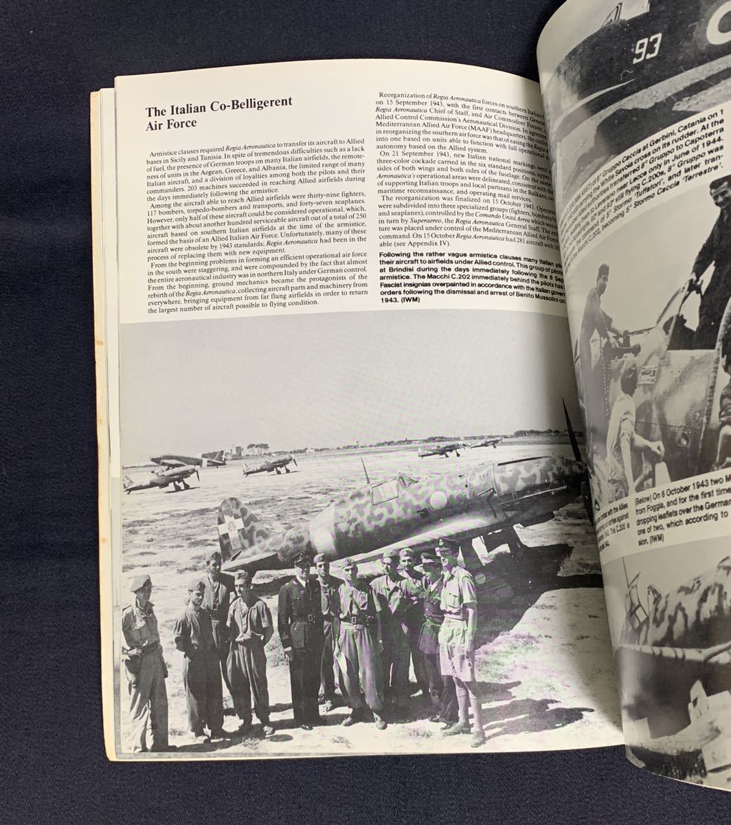 洋書 REGIA AERONAUTICA VOL.2 休戦後のイタリア空軍 1943-1945 ANR 共同交戦国 WW2 スコードロン社 1986 資料 写真集 古書_画像5