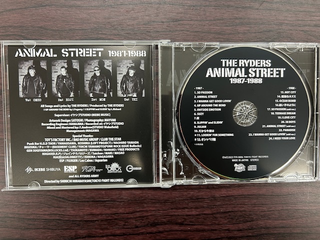 限定盤CD★THE RYDERS/ライダーズ★ANIMAL STREET 1987-1988★LAUGHINNOSESASTARCLUBKENZI＆THETRIPSThe STRUMMERSCOBRA_画像4