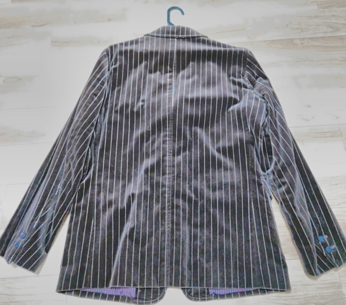 MEN*S BIGI RadmesS thick tailored jacket stripe pattern corduroy Brown postage included free size 