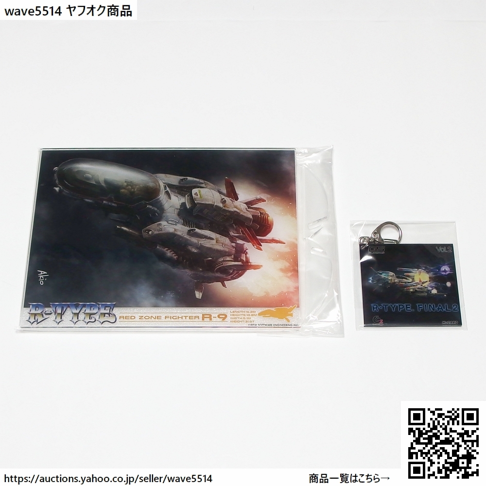 【送料無料／新品】R-TYPE FINAL 2 オリジナルアクリルパネル + キーホルダー セット / アール・タイプ Akio R-9の画像1