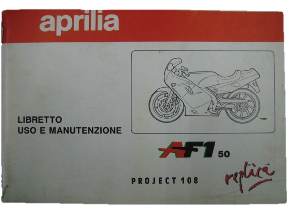  used Aprilia regular bike service book owner manual regular AF1-50 wiring diagram equipped vehicle inspection "shaken" maintenance information 
