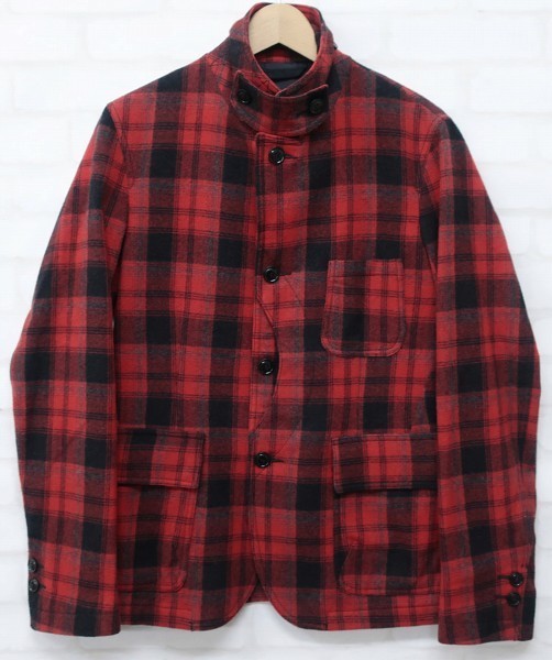 2J0411/ウールリッチ チェックウールジャケット WOOLRICH_画像2