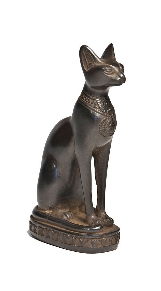 ヤフオク エジプト輸入品 古代エジプト猫女神像 バステト