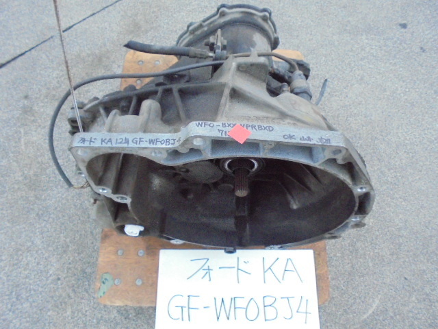  Ford KA 12 year GF-WF0BJ4 GF-WFOBJ4 5 speed mission 