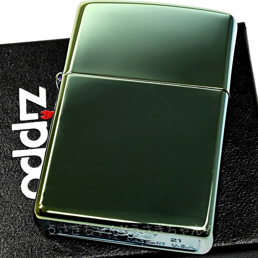 zippo★ティールグリーン★ハイポリッシュ★ジッポ ライター_画像1