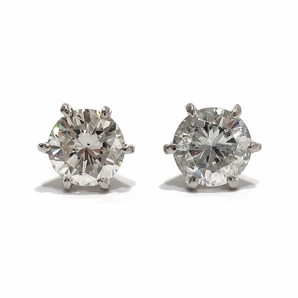 【栄】ピアス プラチナ Pt900 ダイヤモンド 0.25ct 1粒 高級 ジュエリー JEWELRY レディース