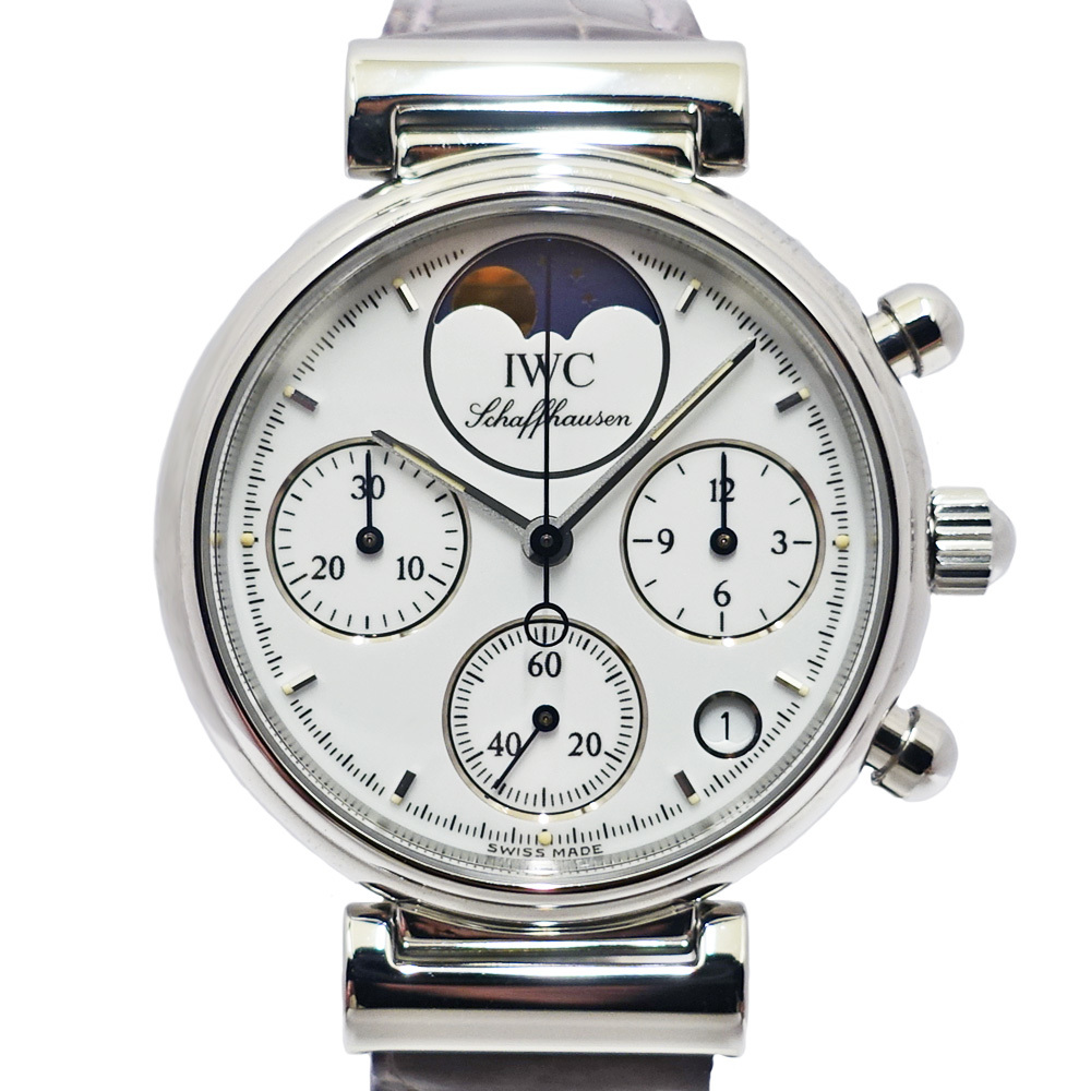 [.]IWC little da vinchi IW373605 хронограф белый женский SS кожа кварц наручные часы прочее женщина 