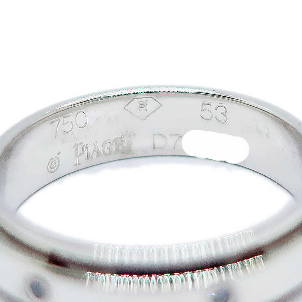 【天白】ピアジェ ポセション リング ダイヤ7P #53 約5.8g 750WG ホワイトゴールド 指輪 ジュエリー K18 仕上げ済_画像7