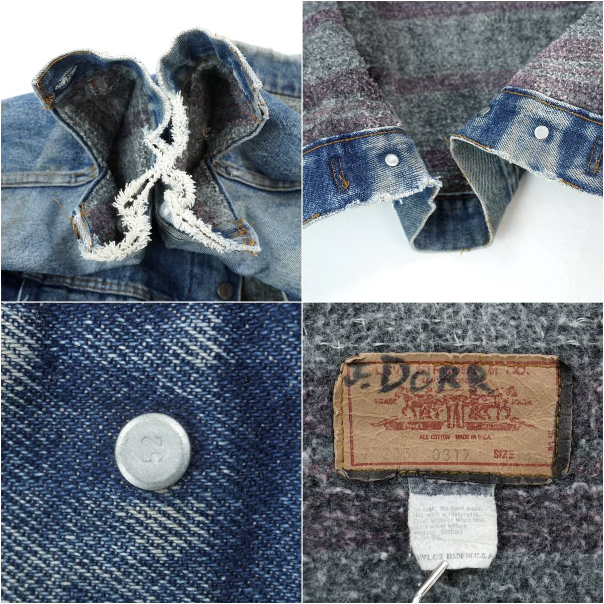Levi's 71205 0317 DENIM JACKET 1970s 42L 304233 Vintage Levi's 71205 0317 DENIM JACKET 1970s 42L 304233 Vintage