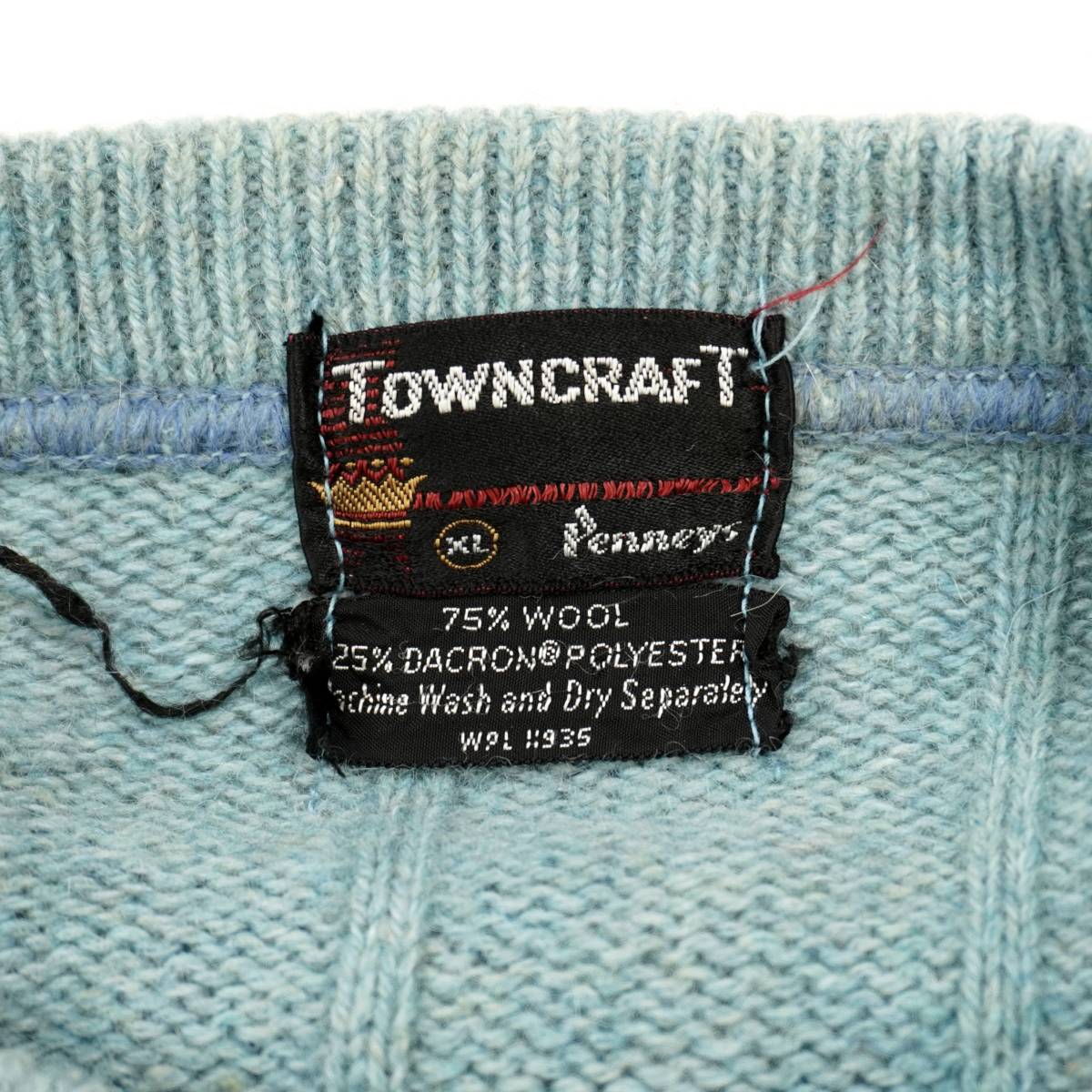 Penneys TOWNCRAFT Sweater 1960s USA SWT2410 Vintage ペニーズ タウンクラフト セーター ニット 1960年代 ヴィンテージ_画像7