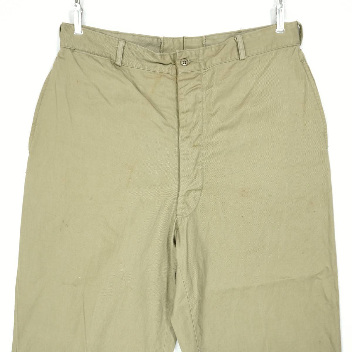 USMC KHAKI CHINO TROUSERS 1957s W38 L33 MIL24003 米海兵隊 カーキチノ チノパン 1950年代 ヴィンテージ マリンコープ マリンコ