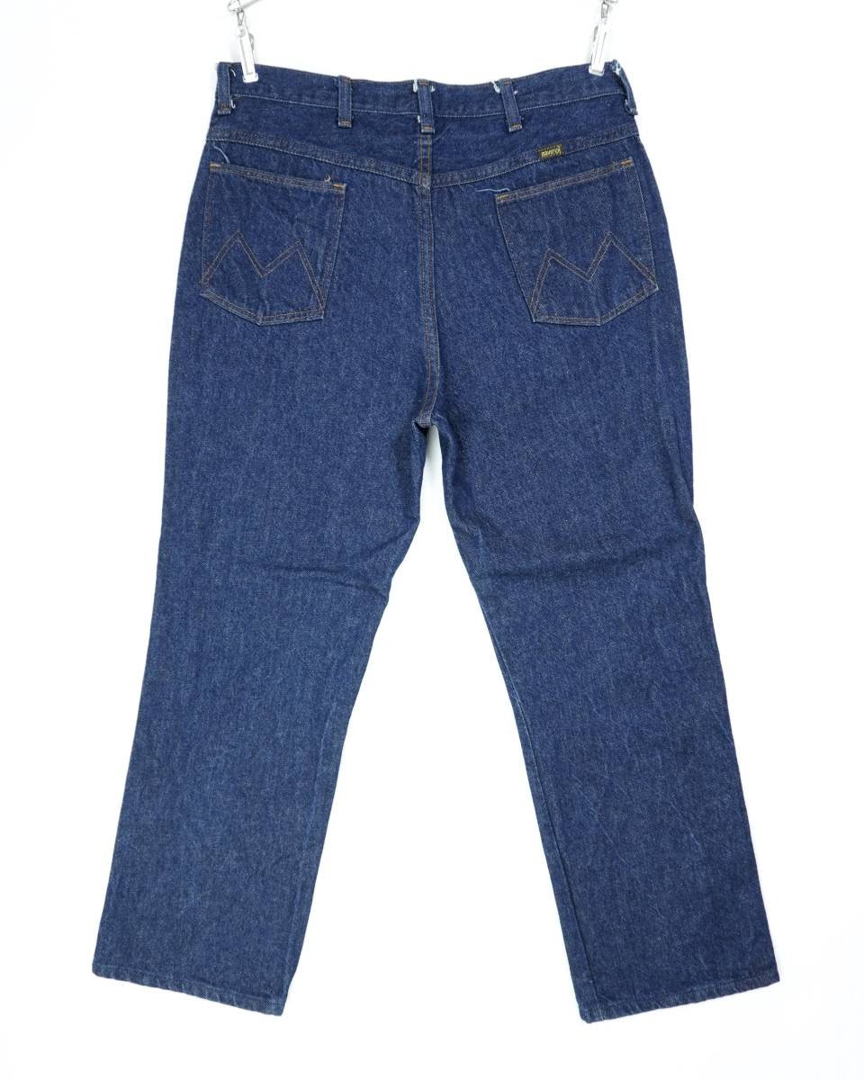 MAVERICK A0001NP INDIGO DENIM PANTS USA 1990s WR24001 MAVERICK A0001NP INDIGO DENIM PANTS USA 1990s WR24001