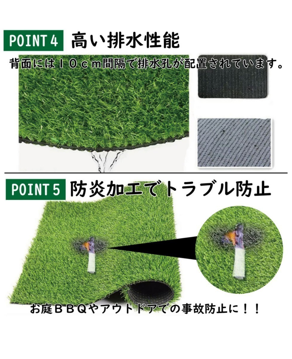  artificial lawn roll real 1m×5m high endurance high density fire prevention processing .UV cut 